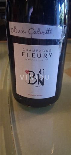 Champaña Champán Champagne Fleury Blanc de Noirs Brut Sin añada