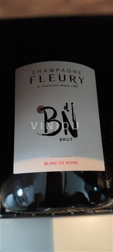 Champagne Șampanie Champagne Fleury Blanc de Noirs Brut Nemilésimat