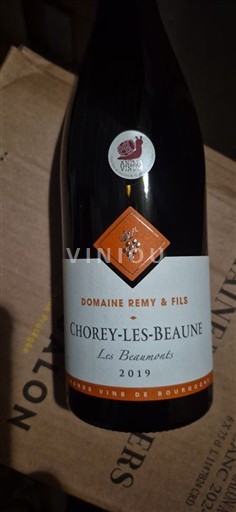 Burgundy Chorey-lès-Beaune Domaine Remy & Fils Les Beaumonts 2019