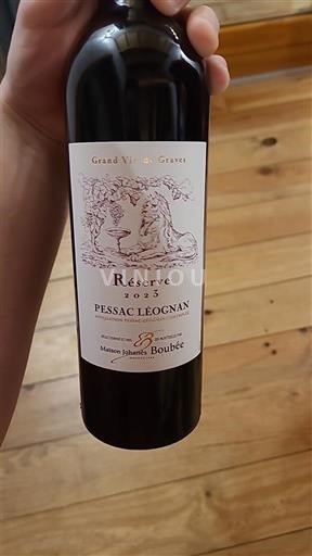 Burdeos Pessac-Léognan Maison Johannes Boubée Réserve 2023