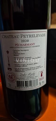 Sydvestfrankrig Pécharmant Château Peyrelevade 2020
