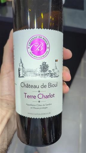 Wallonie Côtes de Sambre et Meuse Château Bioul Terre Charlot 2023