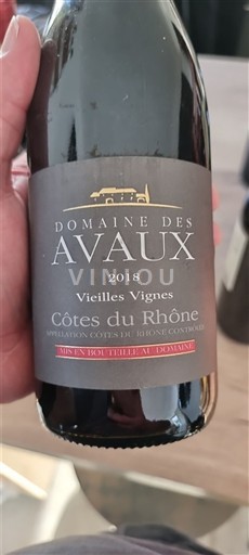 Rhônedalen Côtes du Rhône Domaine Des Avaux Vieilles Vignes 2018