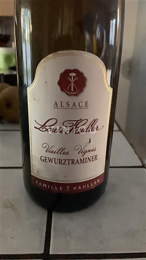 Alsace Louis Hauller Vieilles Vignes 2016