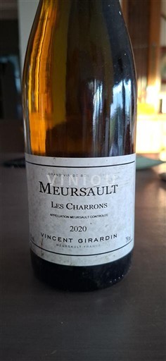 Borgoña Meursault Vincent Girardin Les Charrons 2020