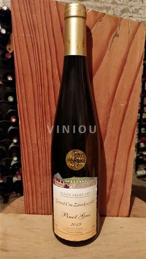 Alsace Pinot Grigio Grand Cru Gérard NICOLET et Fils Zinnkoepflé 2019
