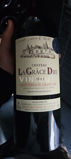 Bordeaux Saint-Émilion Grand Cru Château La Grâce Dieu 2011