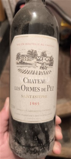 Bordeaux Saint-Estèphe Château Les Ormes de Pez 1985