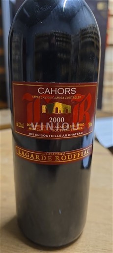 Sudoeste Cahors Château Lagarde Rouffiac 2000