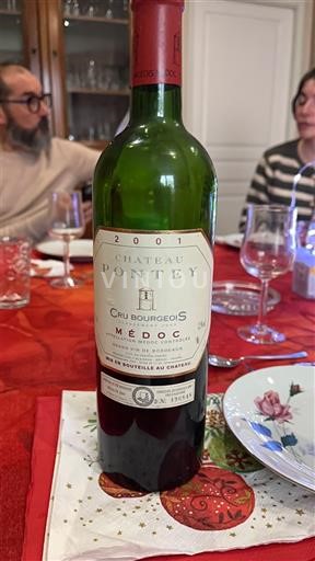 Bordeaux Médoc Cru Bourgeois Château Pontey 2001