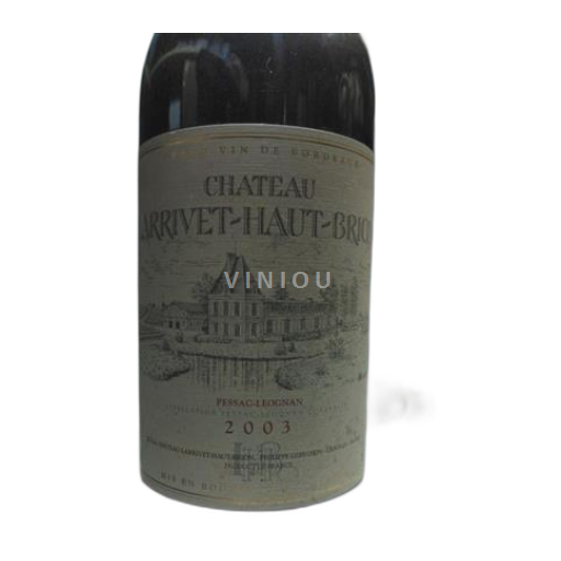 Bordeaux Pessac-Léognan Château Larrivet Haut-Brion Les Hauts de Larrivet Haut-Brion 2003
