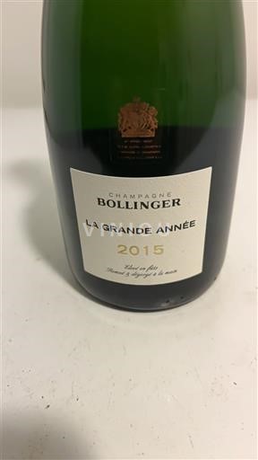 Champagne Bollinger La Grande Année 2015