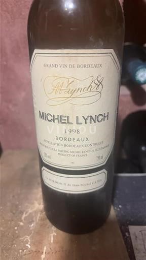 Bordeaux Michel Lynch 1998
