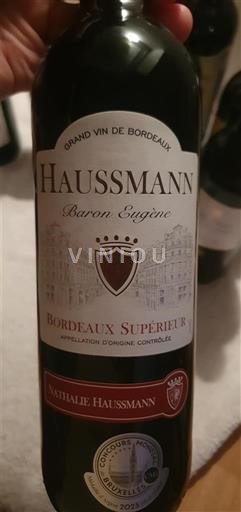 Bordeaux Bordeaux Supérieur Haussmann Baron Eugène 2022