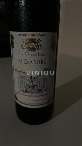 Bordeaux Le Chevalier Alexandre 2016