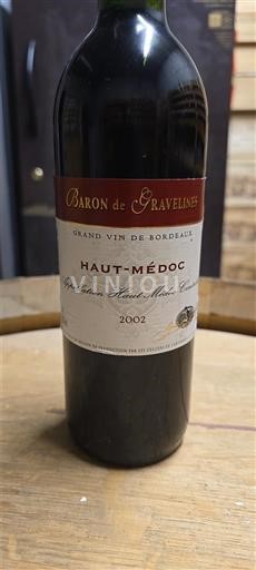 Bordeaux Haut-Médoc Baron de Gravelines 2002