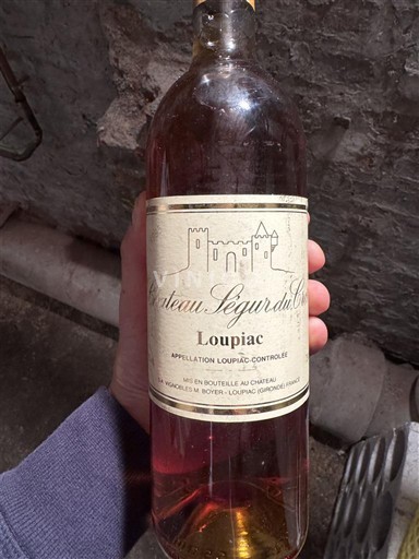 Bordeaux Loupiac Château Ségur du Cros 1995