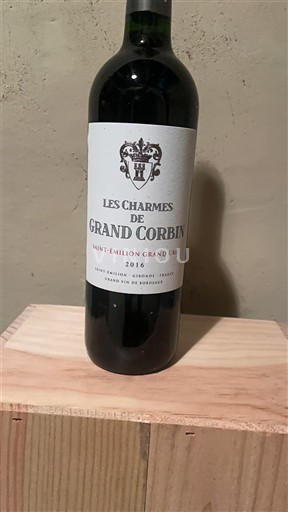 Bordeaux Saint-Émilion Grand Cru Grand Corbin Les Charmes de Grand Corbin 2016