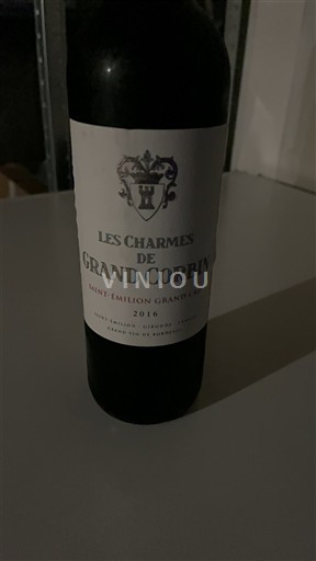 Bordeaux Saint-Émilion Grand Cru Grand Corbin Les Charmes de Grand Corbin 2016