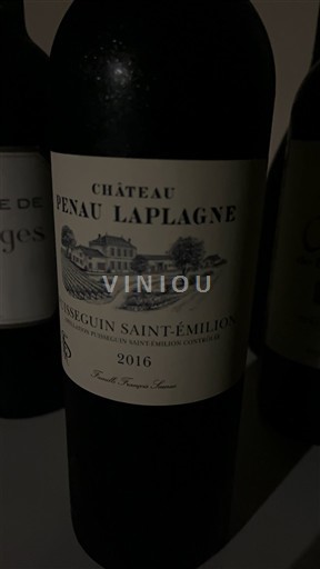 Bordeaux Lussac-saint-émilion Château Penau Laplagne 2016