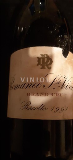 Borgogna Romanée-saint-vivant Grand Cru Romanée Saint-Vivant 1991