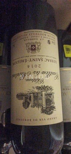 Bordeaux Lussac-saint-émilion Château Cailleau La Milladière 2014