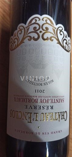 Bordeaux Sainte-Foy-Bordeaux Château T. Fénélos Réserve 2011