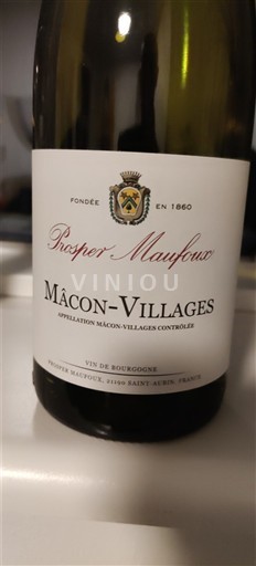 Bourgogne Mâcon og mâcon-landsbyer Prosper Maufoux 2024