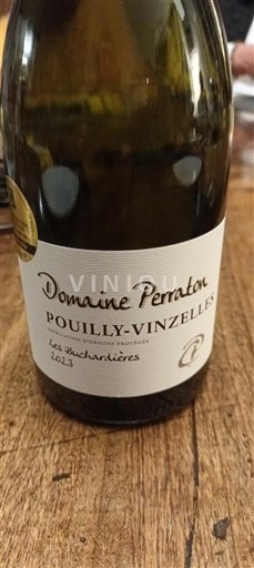 Bourgogne Pouilly-vinzelles Domaine Perraton Les Buchardières 2023