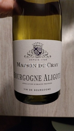 Bourgogne Bourgogne Aligoté Maison du Cray 2022