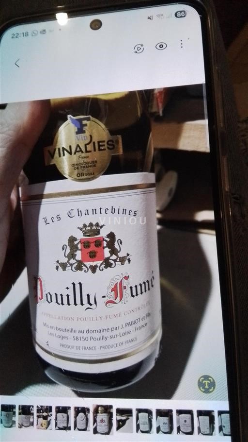 Valle della Loira Pouilly-fumé J. Pabiot et Fils Les Chantebines 2023
