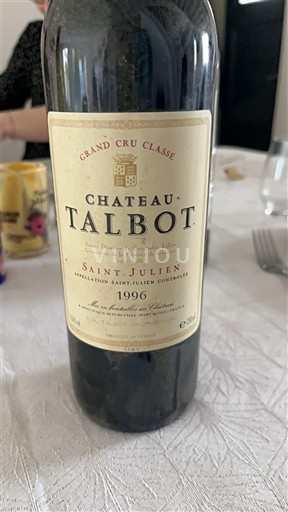 Bordeaux Saint-Julien Grand Cru Château Talbot 1996