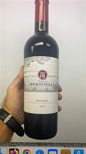 Toscana Bolgheri Tenuta Meraviglia 2020
