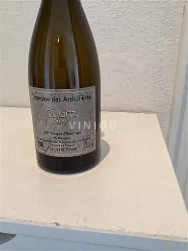 Alps and Rhodanian Region Wines of the Allobroges Domaine Des Ardoisières Quartz 2022