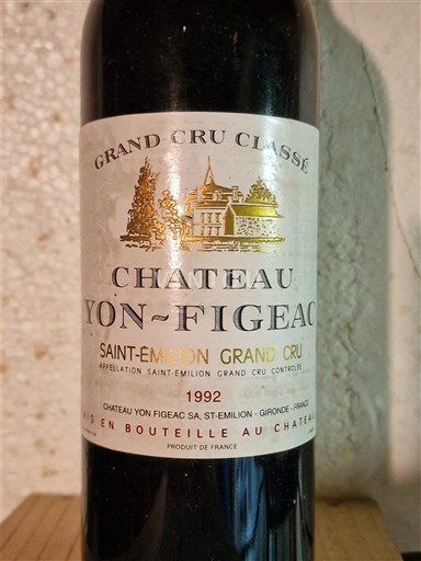 Bordeaux Saint-Émilion Grand Cru Grand Cru Château Yon-Figeac 1992
