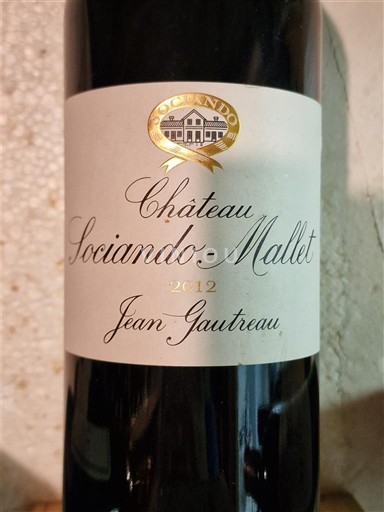 Bordeaux Haut-Médoc Château Sociando-Mallet 2012