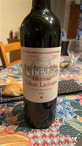 Bordeaux Saint-Estèphe Cru Bourgeois Exceptionnel Château Lilian Ladouys 2021