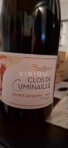 Verërat Rouge sec Clos de Cuminaille Pierre Gaillard 2020 Francë Lugina e Ronës Shën Jozefi AOC