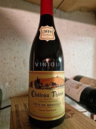 Beaujolais Côte-de-brouilly Château Thivin Zacharie 2019
