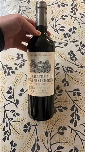Bordeaux Saint-Émilion Grand Cru Grand Cru Classé Grand Corbin 2019