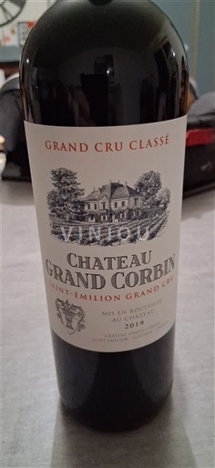Bordeaux Saint-Émilion Grand Cru Grand Cru Classé Grand Corbin 2019