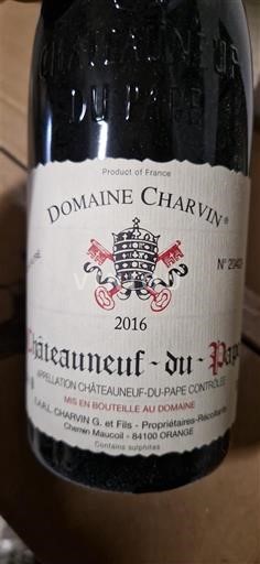 Thung lũng Rhône Châteauneuf-du-pape Domaine Charvin 2016