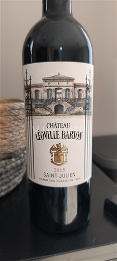 Bordeaux Saint-Julien Grand Cru Château Léoville Barton 2015