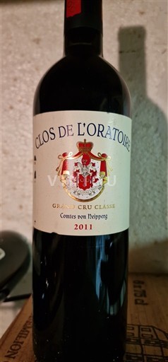 Bordeaux Saint-Émilion Grand Cru Grand Cru Classé Clos de l'Oratoire 2011