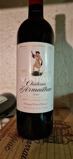 Bordeaux Pauillac Grand Cru Classé Château Armailhac 2010