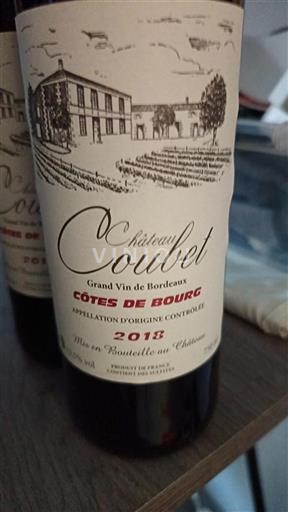 Bordeaux Côtes-de-bourg Château Coubert 2018