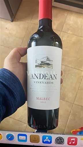 Mendoza Non specificato Andean Vineyards 2022