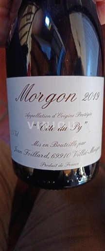 Beaujolais Morgon Jean Foillard Côte du Py 2019