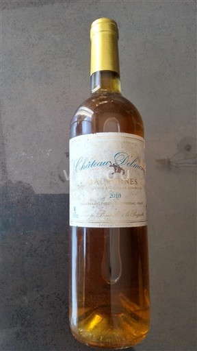 Bordeaux Sauternes Château Delmond 2010