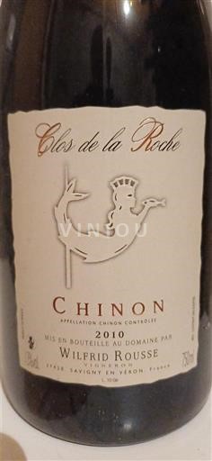 Dolina Loare Chinon Wilfrid Rousse Clos de la Roche 2010